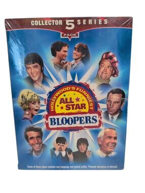 Hollywood's Funniest All-Star Bloopers 5 VHS Collector Set - Good Times
